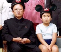 Kim Jong-Il with his oldest son Kim Jong-Nam (14k image)
